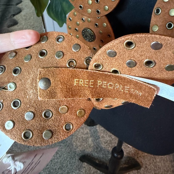 Free People Brown Round Studded Belt - Picture 8 of 10